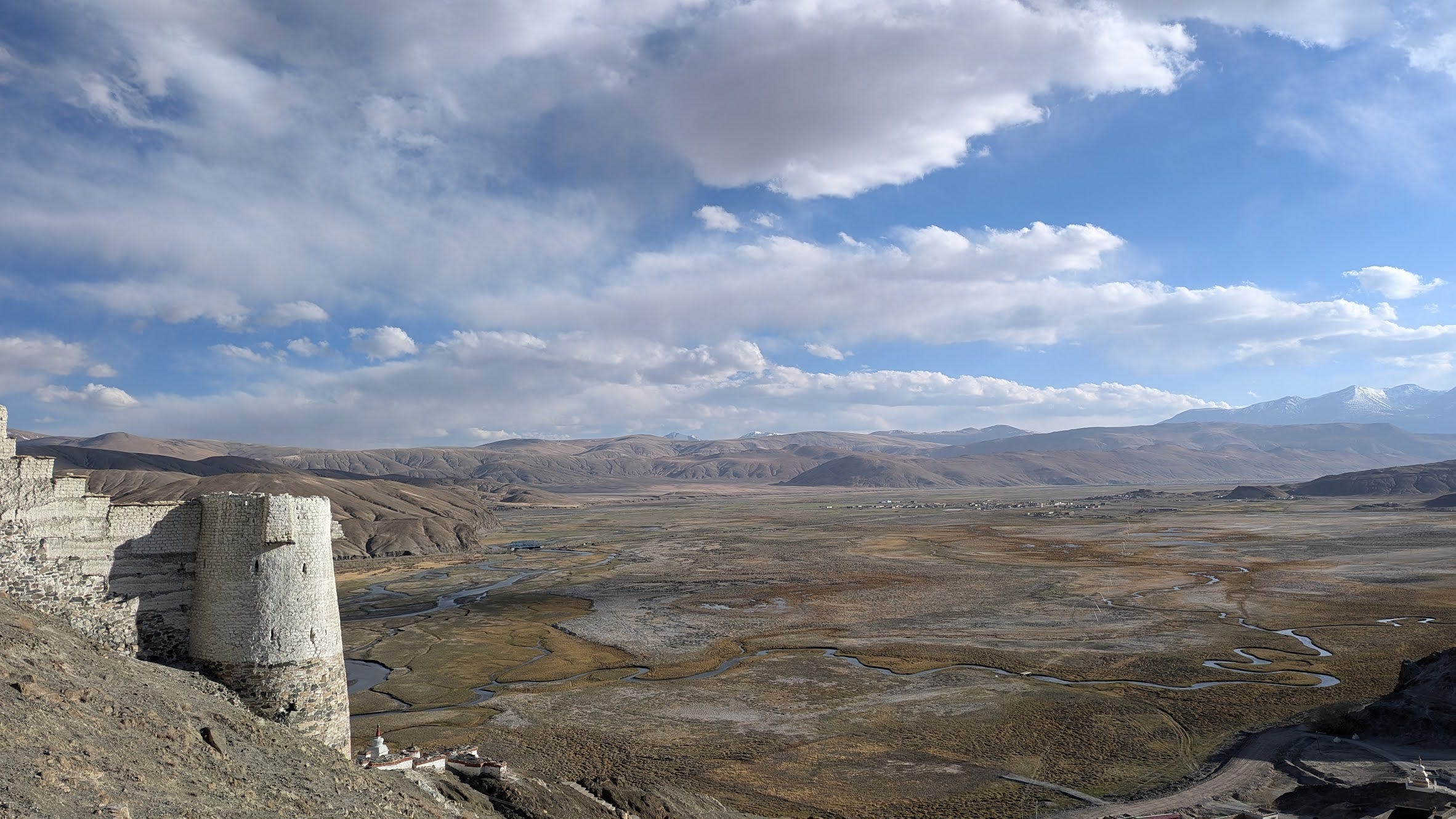 Hanle Monastery and landscape